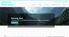 Desktop Screenshot of churchinsantaclara.org